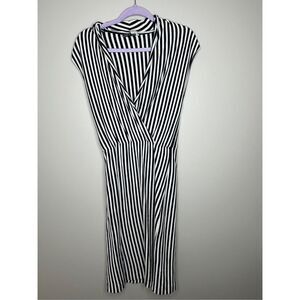 Anthropologie Saturday Sunday Black and White Striped Dress Size XS